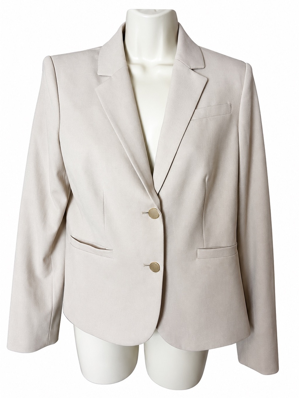 Calvin Klein NWT Women’s Blush Beige Blazer Suit Jacket Sz 8 Career Professional